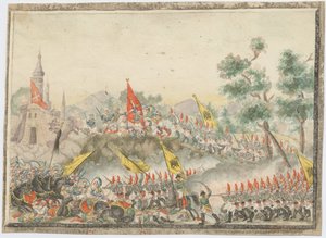 1790年、1829年にロシア軍がイズマイア要塞を占領 作： Unbekannt