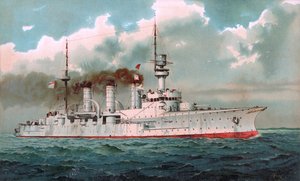 S.M. 大型巡洋艦ハンザ。 作： Unbekannt
