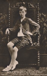 HRH Monseigneur Le Duc De Brabantベルギーのレオポルド王子、c1910。 作： Unbekannt
