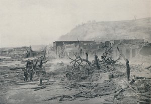 S.ピエール、噴火後、1916 作： Unbekannt