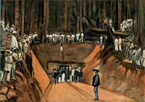 サンテリー。プレミアクォーツマイン、サンテリーの発足。最初の石英鉱山、1900年。 作： Unbekannt