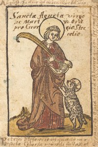 聖アグネス、c。 1490年。 作： Unbekannt