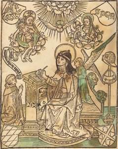 聖ブリジット、c。 1480年。 作： Unbekannt