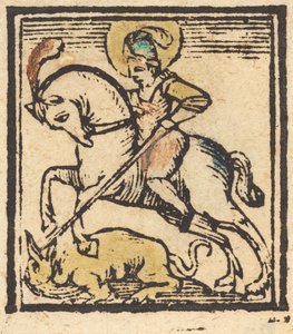 セントジョージ、c。 1475年。 作： Unbekannt