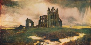 セントヒルダス修道院、ウィットビー、1912 作： Unbekannt