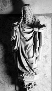ウエルタのジョン(1414-1461)による洗礼者聖ヨハネの彫刻。1448年 薄さ130 cm ローバー・イン・プレイン（コート・ドール）のコレージュ・聖ヨハネ・ザ・バプティスト教会 作： Unbekannt