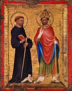 聖人プロコピウスとアダルベルト、ca。 1340-50。 作： Unbekannt
