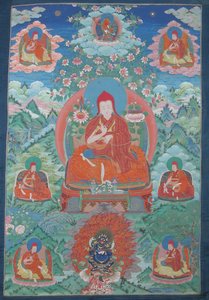 Sakya Pandita、18世紀。 作： Unbekannt