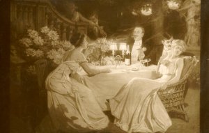 サロン1910。ディナー後のルドビックアローム、1910。