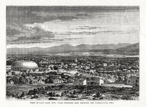 アメリカ合衆国ユタ州ソルトレイクシティ、1877 作： Unbekannt