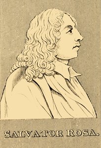 サルヴァトール・ローザ、1615-1673、1830。