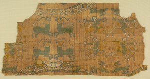ハンターがいるサミットの断片、800年代。 作： Unbekannt