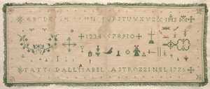 サンプラー、1775年。 作： Unbekannt