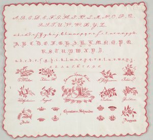 サンプラー、1831年。 作： Unbekannt