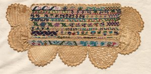 サンプラーフラグメント、1800年代。 作： Unbekannt