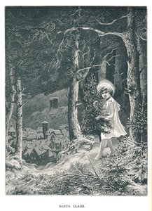 サンタクロースストランド誌のイラスト1891年1月-6月 作： Unbekannt