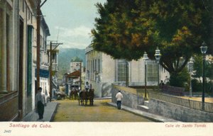 サンティアゴデクーバ-サントトーマス通り、c1910 作： Unbekannt