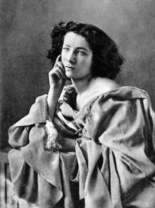 サラベルナール、フランスの女優、1869年 作： Unbekannt