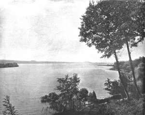 サラトガ湖、サラトガ、ニューヨーク州、米国、c1900。
