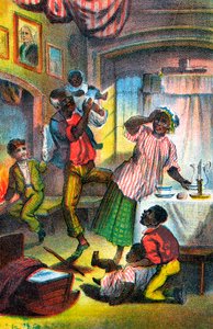 ハリエットビーチャーストーズアンクルトムズキャビン、c1870のシーン 作： Unbekannt
