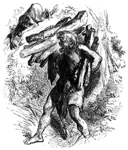 ウィリアム・シェイクスピア作「The Tempest」のシーン、1856-1858 作： Unbekannt
