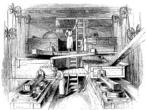 スタッフォードシャーの陶器工場、c1851のシーン 作： Unbekannt