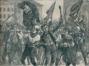 ベルファスト暴動、19世紀1906年のシーン。