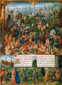 第 7 回十字軍の場面、1248 ～ 1254 年 15 世紀 作： Unbekannt