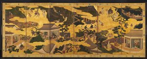 伊勢物語、1600年代半ばのシーン。