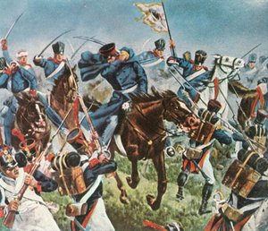 1813年5月2日、1936年グロスゲルシェンのシャルンホルスト。