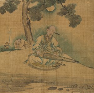 秦を演じる学者、1800年代。 作： Unbekannt