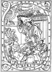 1526年に白樺で暴力を受けた少年 作： Unbekannt