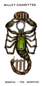 蠍座、スコーピオン、1923 作： Unbekannt