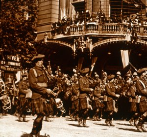 スコットランドの兵士、1919年7月14日