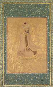 TeheranBerlinアルバムのボーダーフラグメント、Sated Scholar、c。 1605-1610。 作： Unbekannt