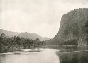 1900年、バーモ近くのイラワディ川の2番目の汚損。 作： Unbekannt