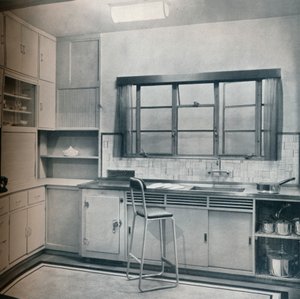 ダーシーブラデル夫人が設計した小さなキッチンのセクション、1935年。 作： Unbekannt