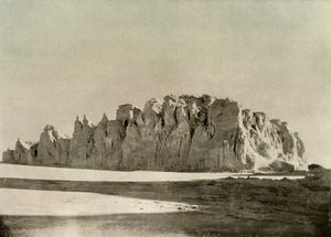 ロス島、c1908、1909年にケープボーンの南にある氷河の鋸歯状の端。 作： Unbekannt