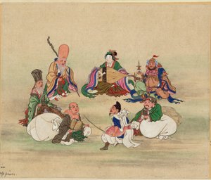 七福神、1878年頃