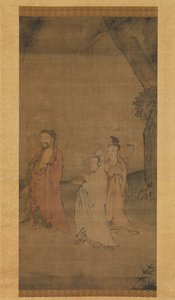 13世紀後半から14世紀初頭の山から降りてくる釈迦牟尼。 作： Unbekannt