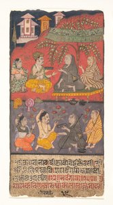 Shalibhadra Performing Asterities: Folio from a Shalibhadra Manuscript, ca. 1725年。 作： Unbekannt