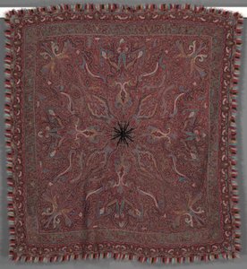 ショール、1870年代-1880年代。 作： Unbekannt
