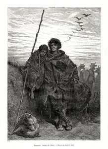 スペイン、アラバの羊飼い、1886年 作： Unbekannt