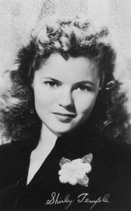 シャーリーテンプルb1928、アメリカの女優、c1940年代 作： Unbekannt