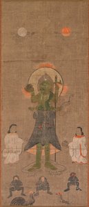 将門金剛：17世紀の青い顔をした金剛。 作： Unbekannt