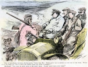 射撃パーティー、1906 作： Unbekannt