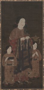 Shotoku Taishi and His Sons, 1300s.  作： Unbekannt
