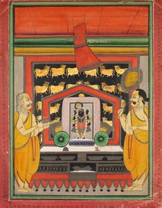 Kankroli DubarakanathjiのShri Dvarakanathji、1800年代半ば。 作： Unbekannt