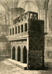 エドワードの神父、ウェストミンスター寺院、1890年。 作： Unbekannt