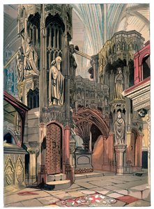 ヘンリー5世の神殿、ウェストミンスター寺院、ロンドン、c1850 作： Unbekannt
